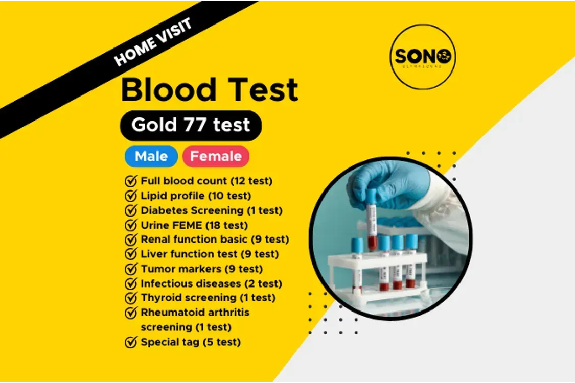 Blood Test Gold 77 Test